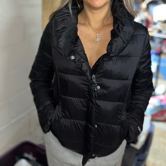 Gaëlle Paris Crop Nylon Puffer - Picture 8 of 13